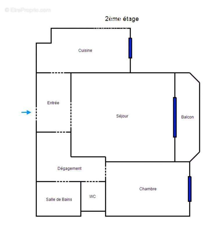 Appartement à PARIS-14E