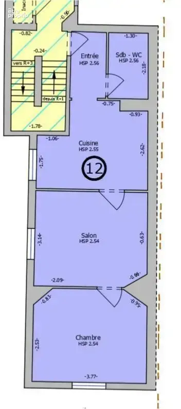 Appartement T2 / place de stationnement et greniers - photo 6