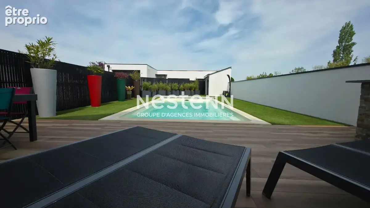 Maison d'architecture contemporaine, de charme et moderne avec piscine à Montoir De Bretagne d'environ 180 m2 - photo 18