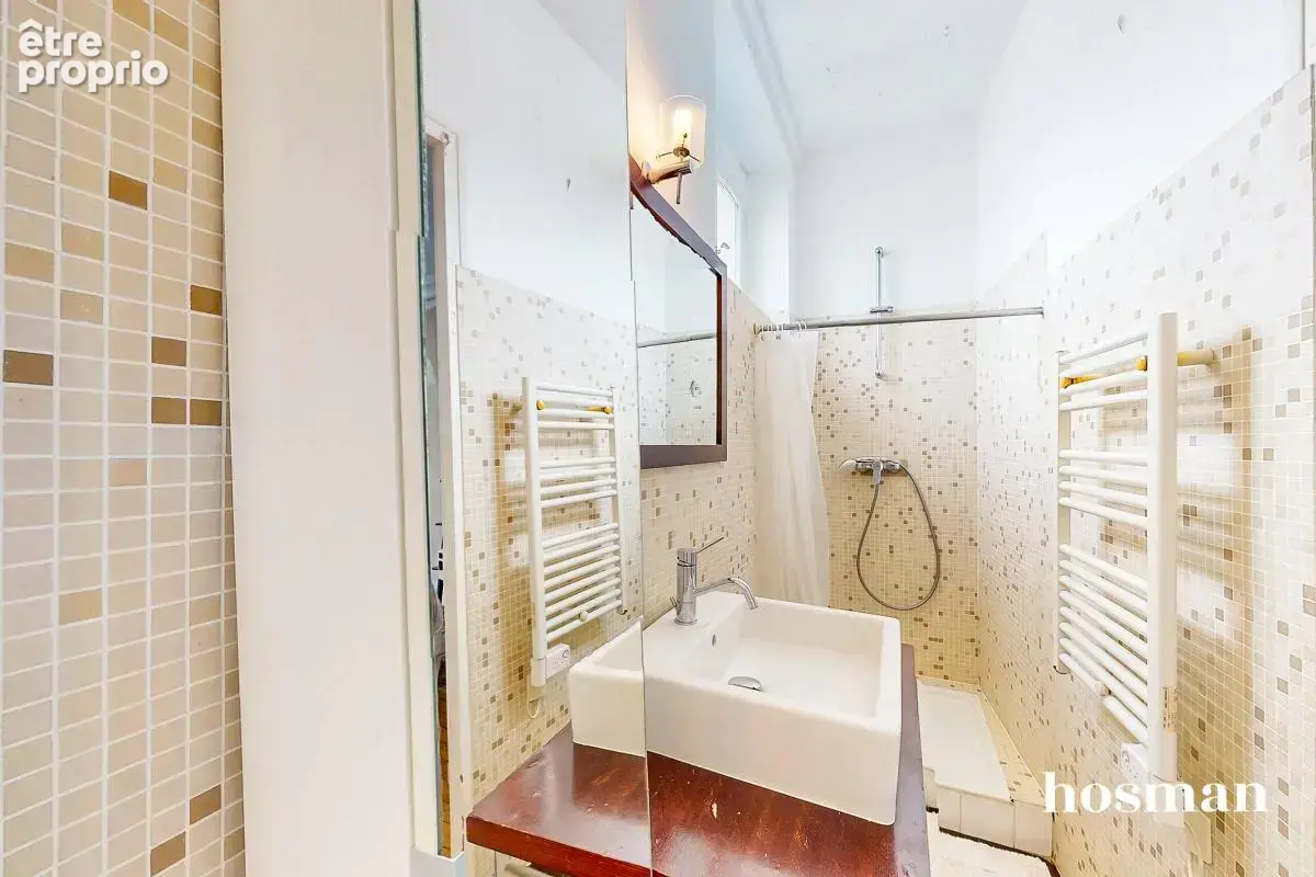 Appartement 3 pièces de 59 m² avec cave et chambre de service - Rue Juliette Lamber, Paris - photo 12