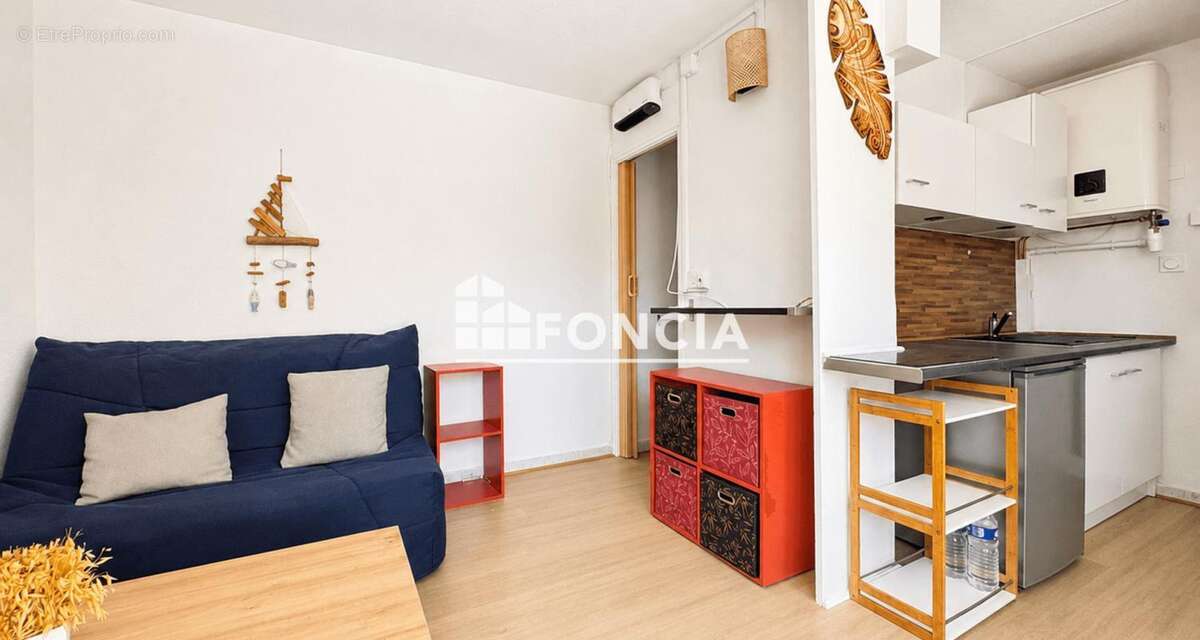 Cap d'agde, centre port, studio avec balcon - photo 5