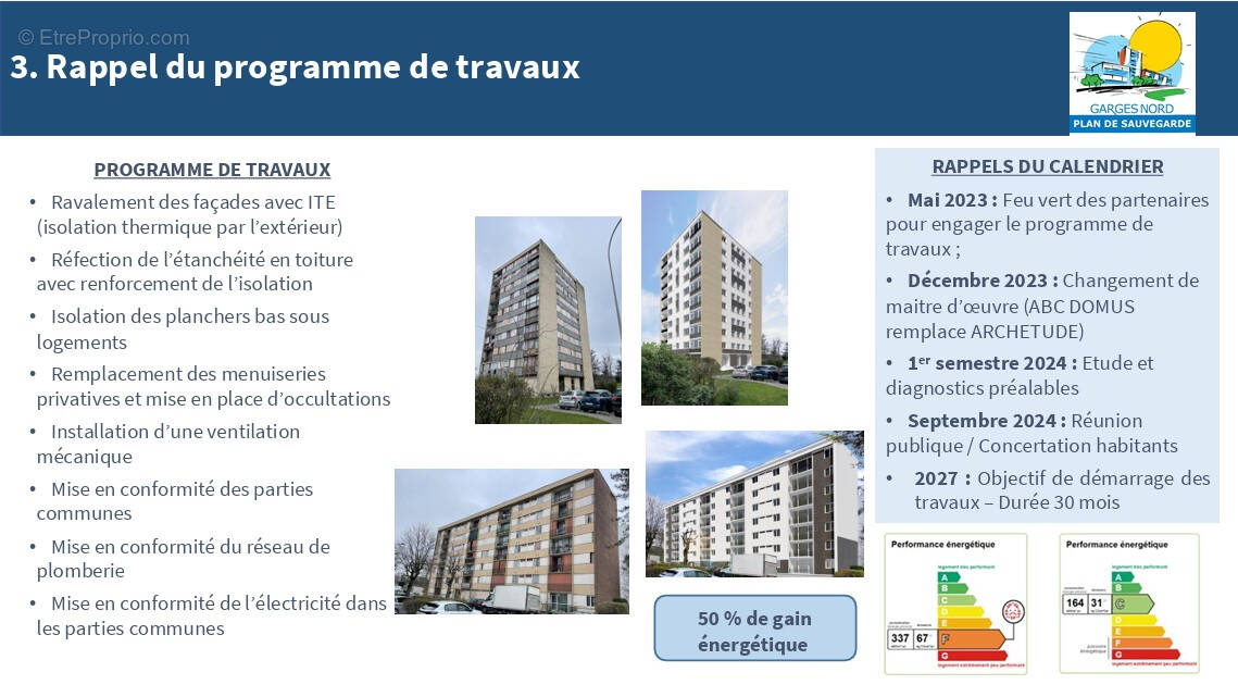 Appartement à GARGES-LES-GONESSE