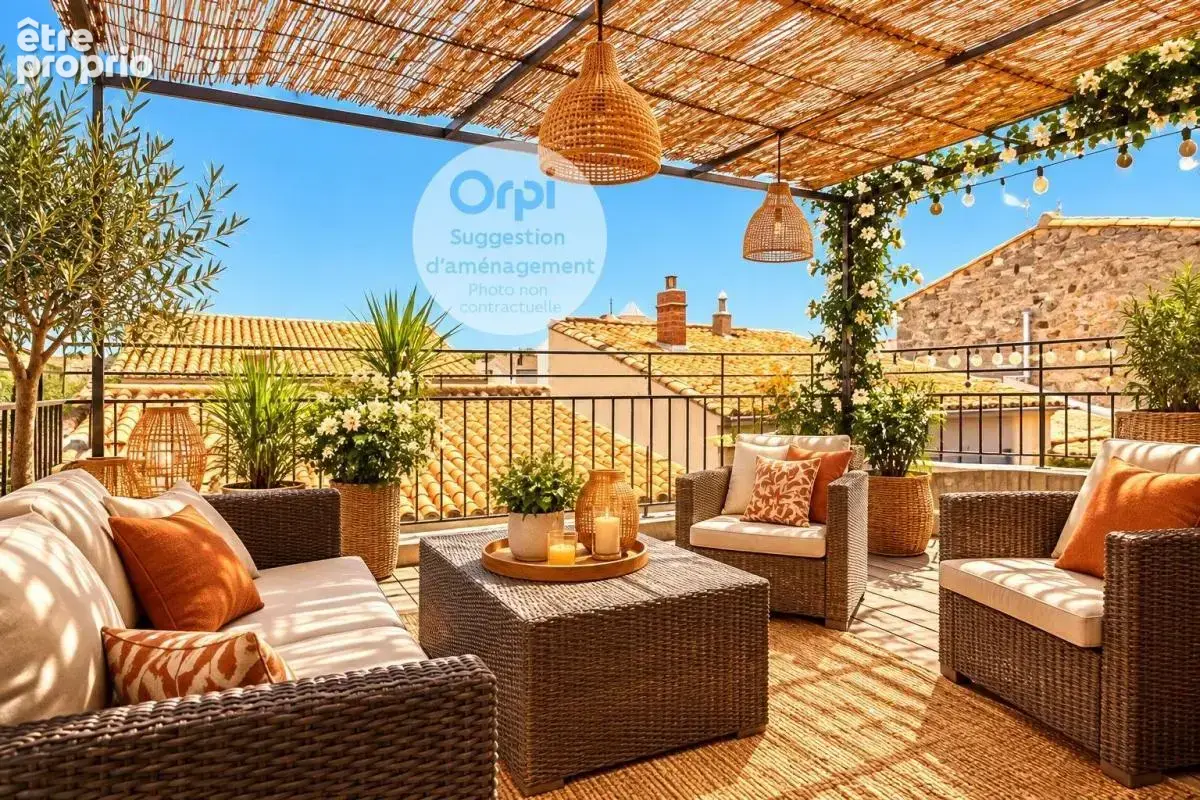Vente belle maison de ville à Marseillan avec deux suites, terrasse tropézienne et garage non attenant - photo 2