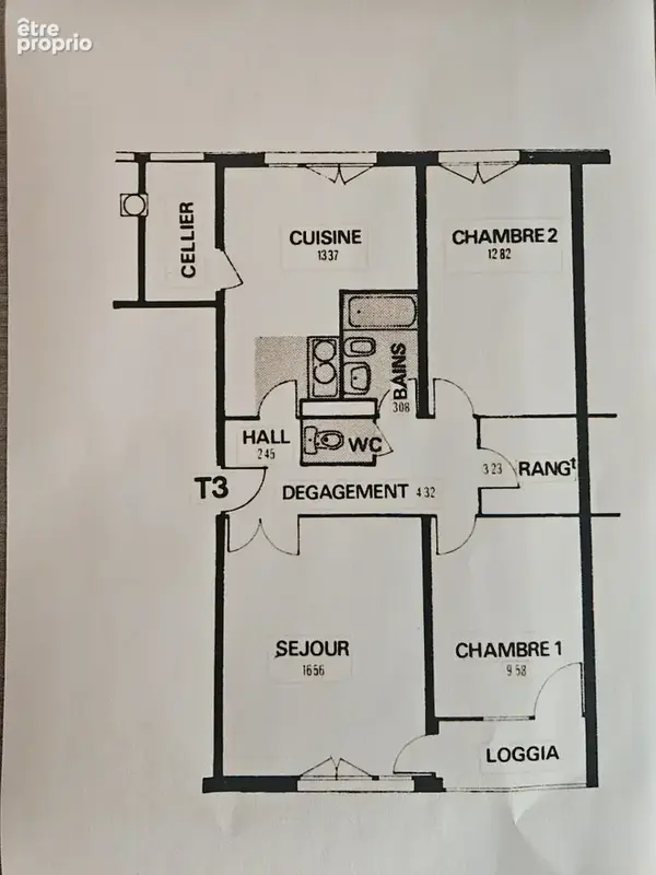 Bel Appartement de type 3  70m2 - photo 18