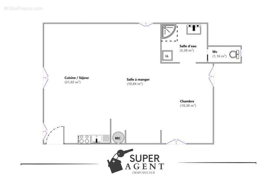 Appartement à MELUN