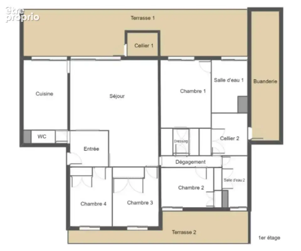 Ajaccio Salario : appartement de 142,70 m² avec jardin et terrasse - photo 9