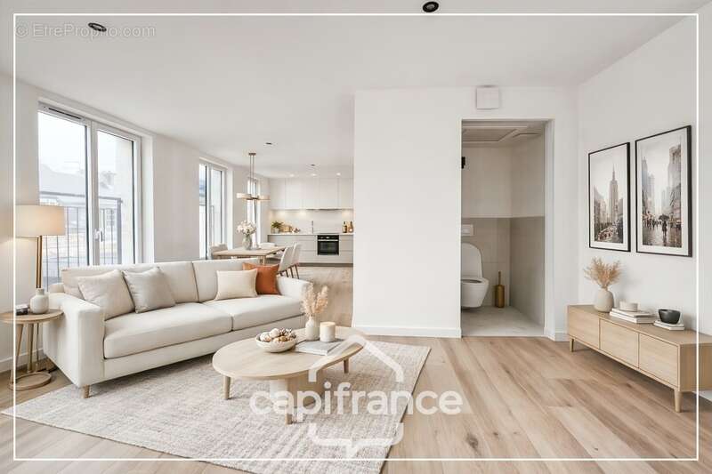 Appartement refait a neuf - expo plein sud - 5 fenetres - grande piece de vie - 1 chambre - photo 2