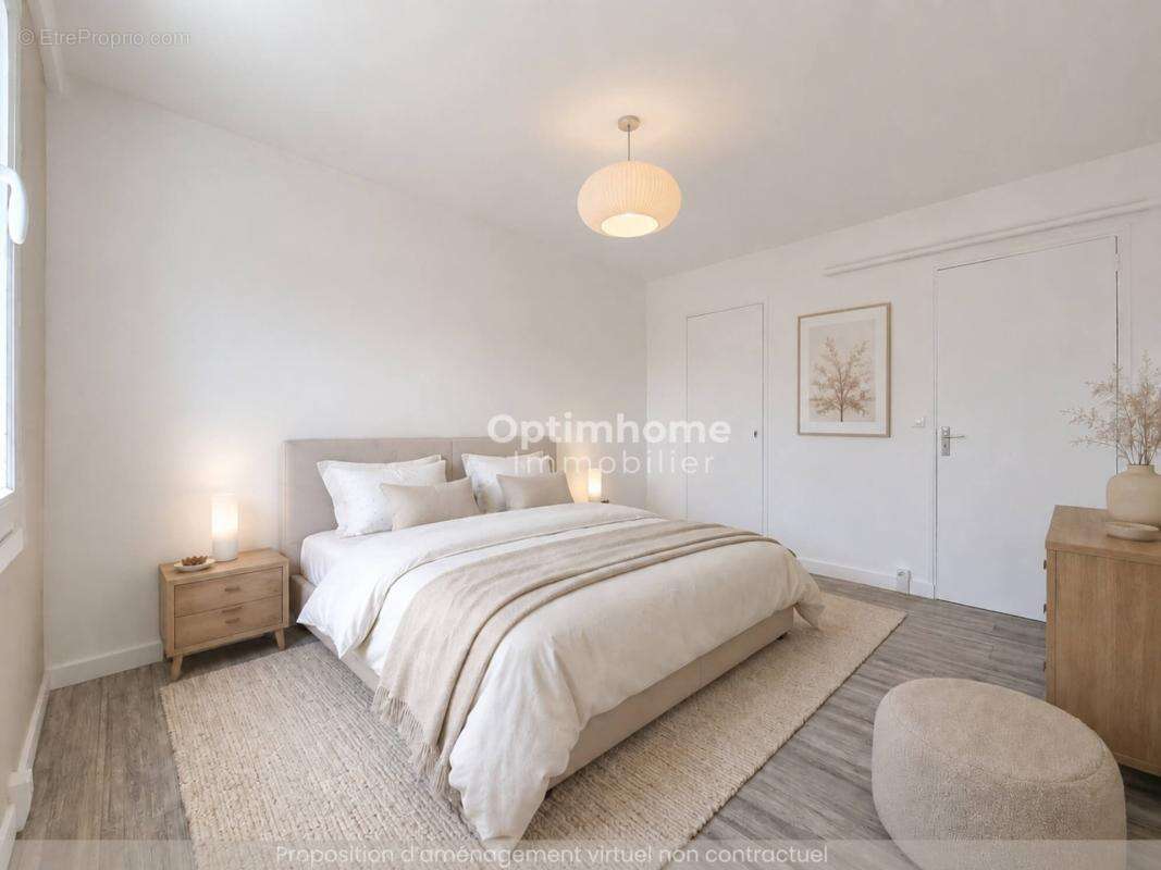 Vente appartement t3  nantes beauséjour - route de vannes  65 m² - dernier étage  balcon - photo 8