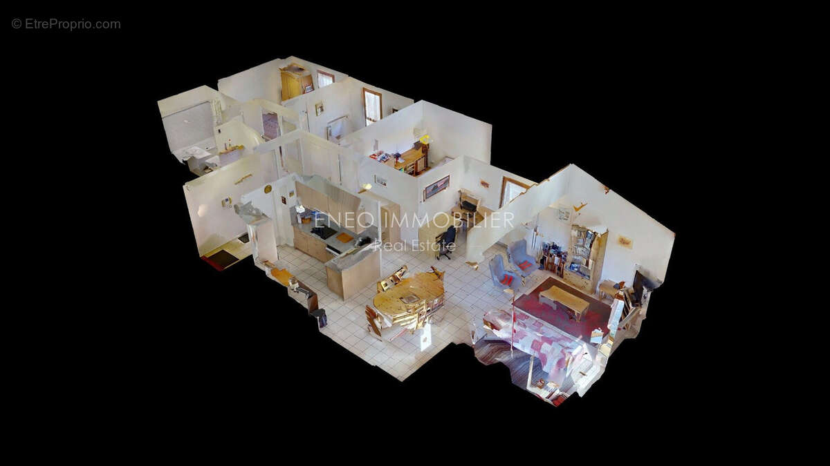 Vue 3 D - Appartement à BOURG-SAINT-MAURICE