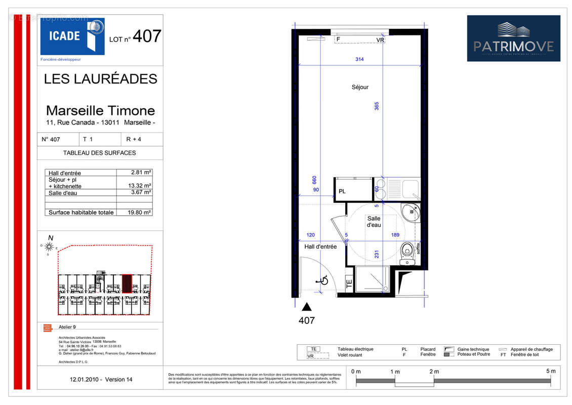 Appartement à MARSEILLE-10E