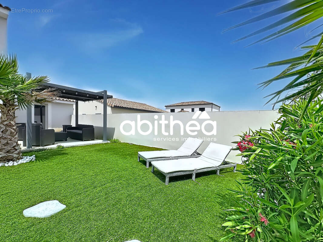 Villa 3 faces - 131 m2 - 4 chambres dont 1 au rdc - jardin piscine et garage - montblanc - photo 12