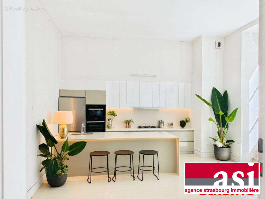 Projection 3D Cuisine US  - Appartement à STRASBOURG