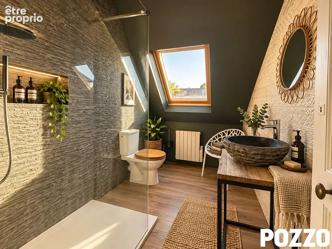 A Vendre - AVRANCHES - Maison de caractère en pierre 228 m² - Jardin d'exception - Sauna & Jacuzzi - photo 11