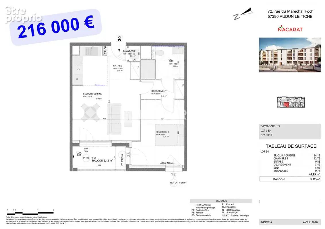 Programme Neuf "Coeur d'Opale" AppartementsT2  de 37,84 m2 à 47m2 - photo 16