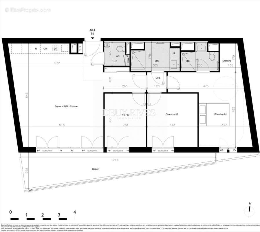 Appartement 87 m² à Nantes  - photo 4