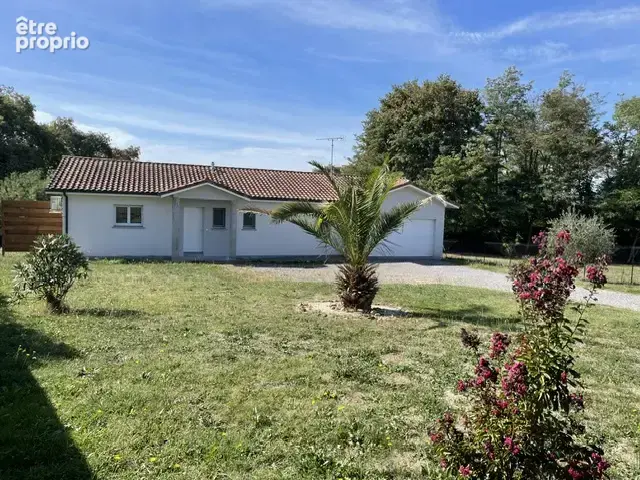 Maison contemporaine (2017) T4 de plain pied sur terrain 1656 m2 - photo 1
