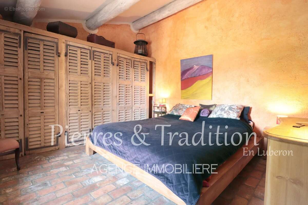 Provence, Luberon, magnifique ancienne ferme rénovée avec vue - photo 13