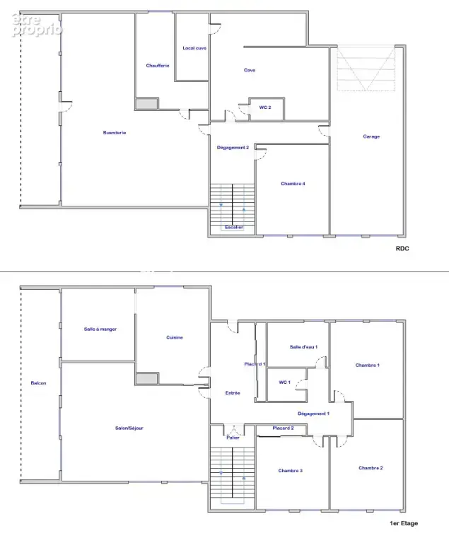 Maison individuelle de 142 m2 avec 4 chambres, cuisine équipé, terrasse, garage et jardin  à Écouvres (54) - photo 16