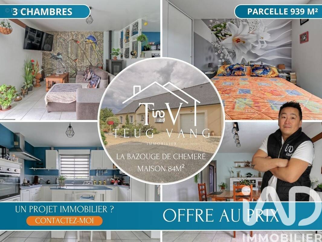 Photo 1 - Maison à LA BAZOUGE-DE-CHEMERE