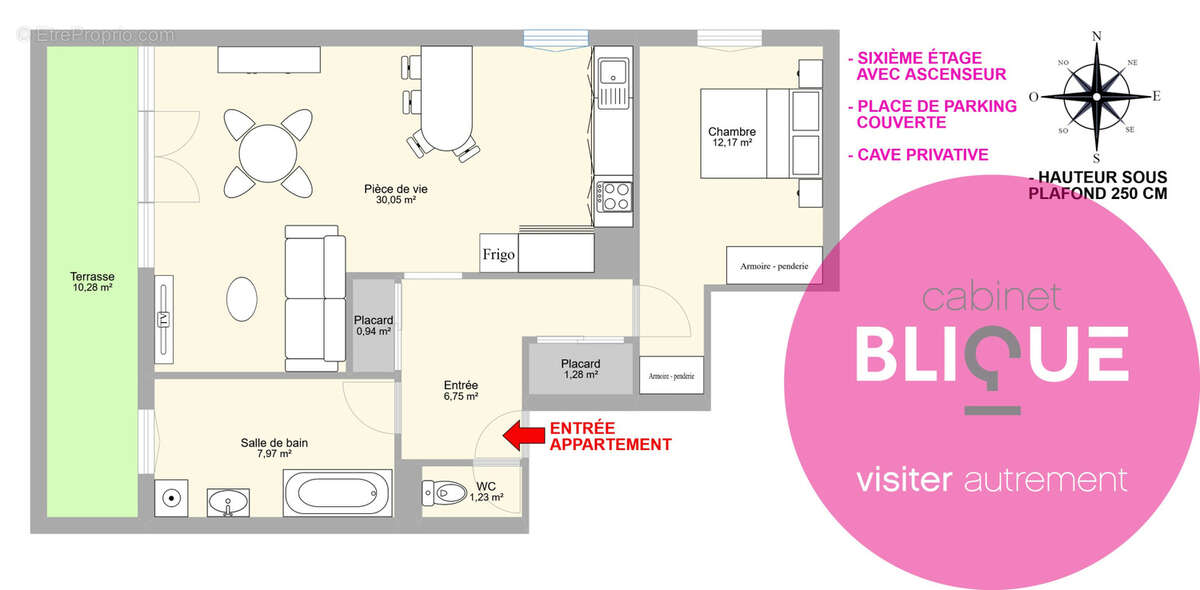 Appartement à MALZEVILLE