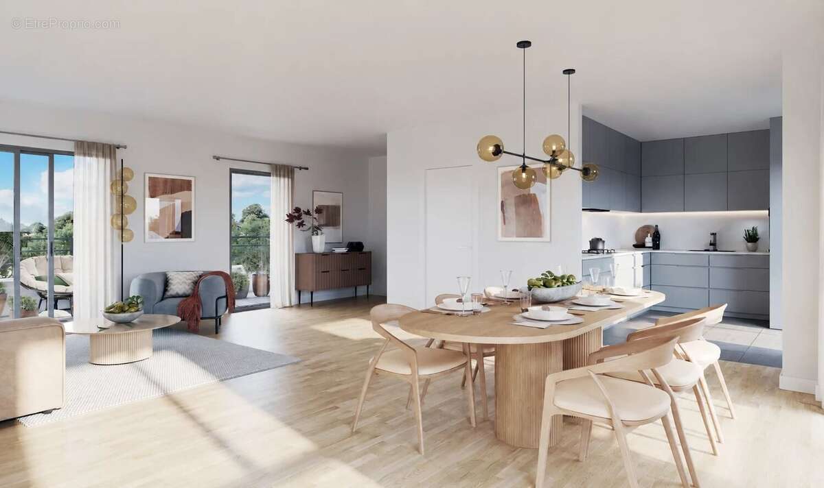 T2 neuf avec balcon – saint-denis cœur de ville – 263 000 € - photo 2