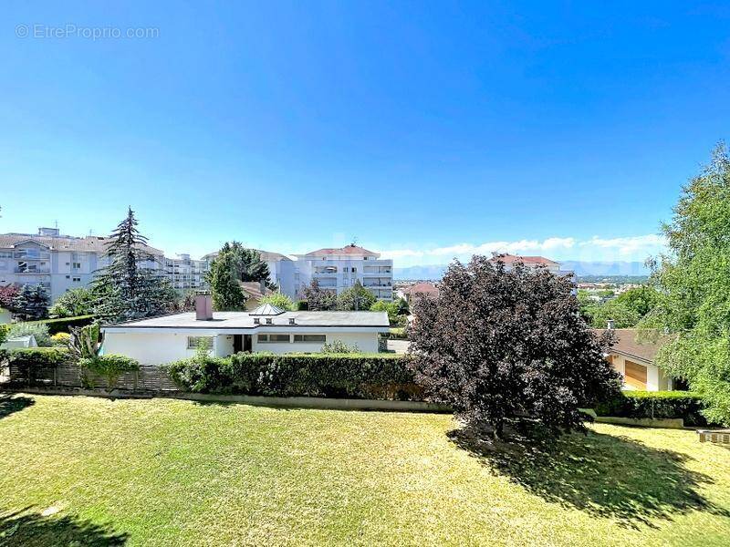 Appartement_T3_Annemasse_belle_superficie_proximitée_frontière_Suisse_tram_Ceva_direction_GENEVE_Frontaliers_Salon_Séjour_Vue_Jet_D'EAU_Vue_MONT_BLANC - Appartement à ANNEMASSE