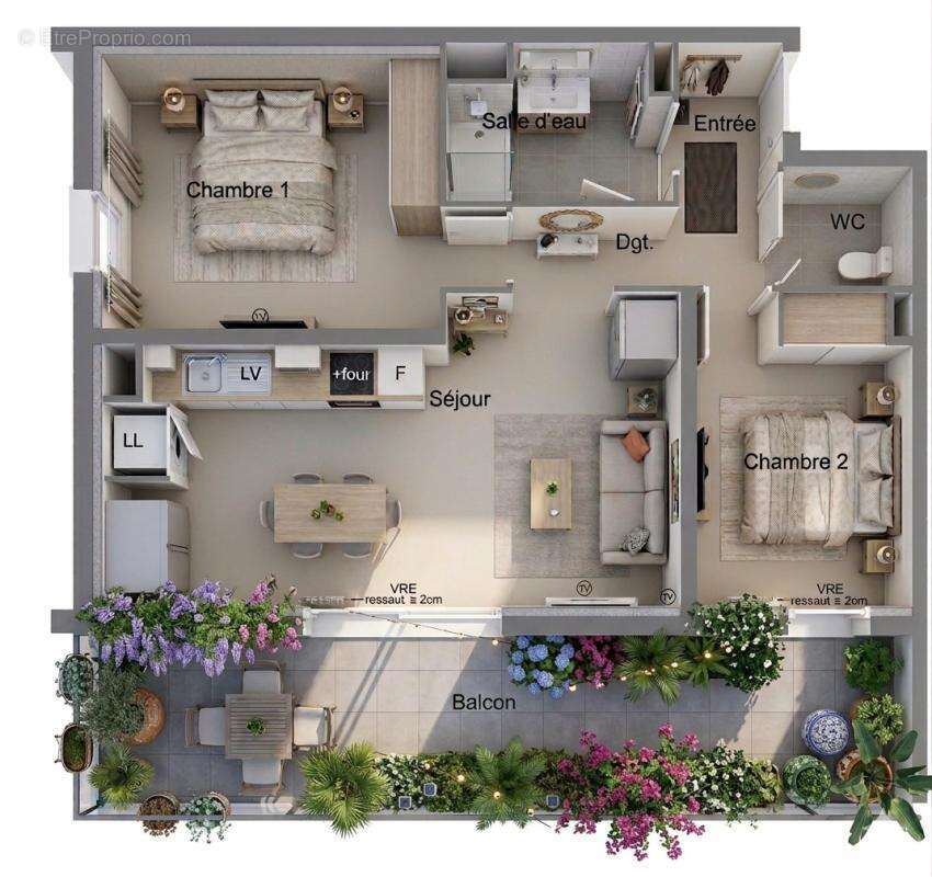 Appartement à SAUVIAN