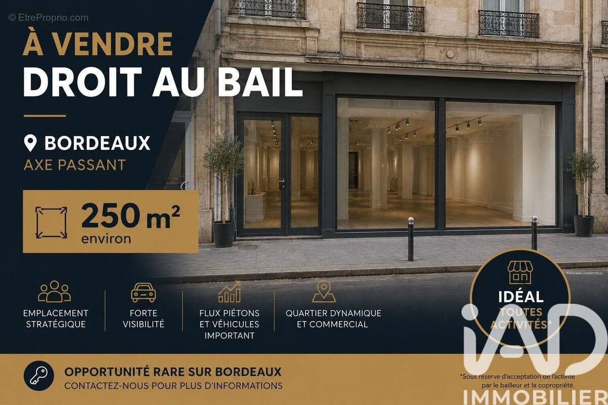 Photo 1 - Commerce à BORDEAUX