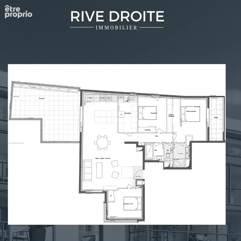 Rennes centre les lices  - exceptionnel - appartement t4  terrasse - photo 6
