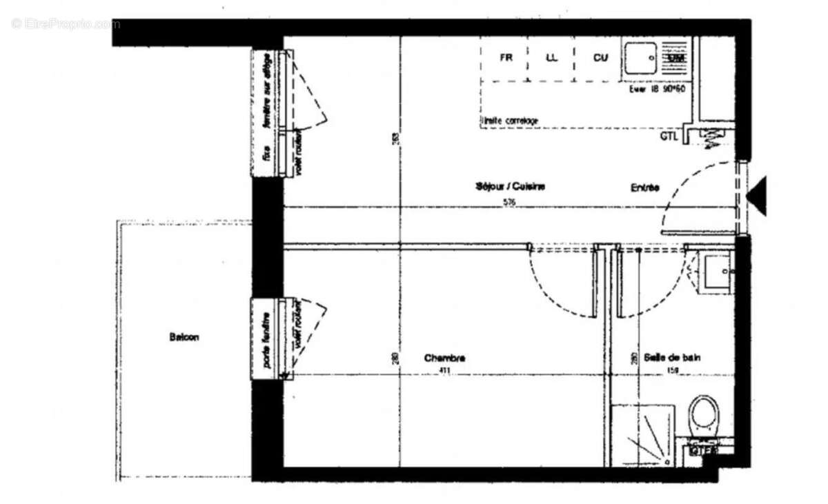 Appartement à PARIS-14E