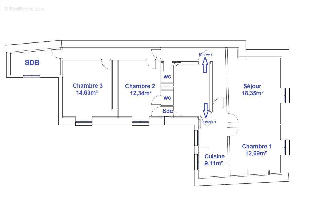 Appartement à PARIS-6E