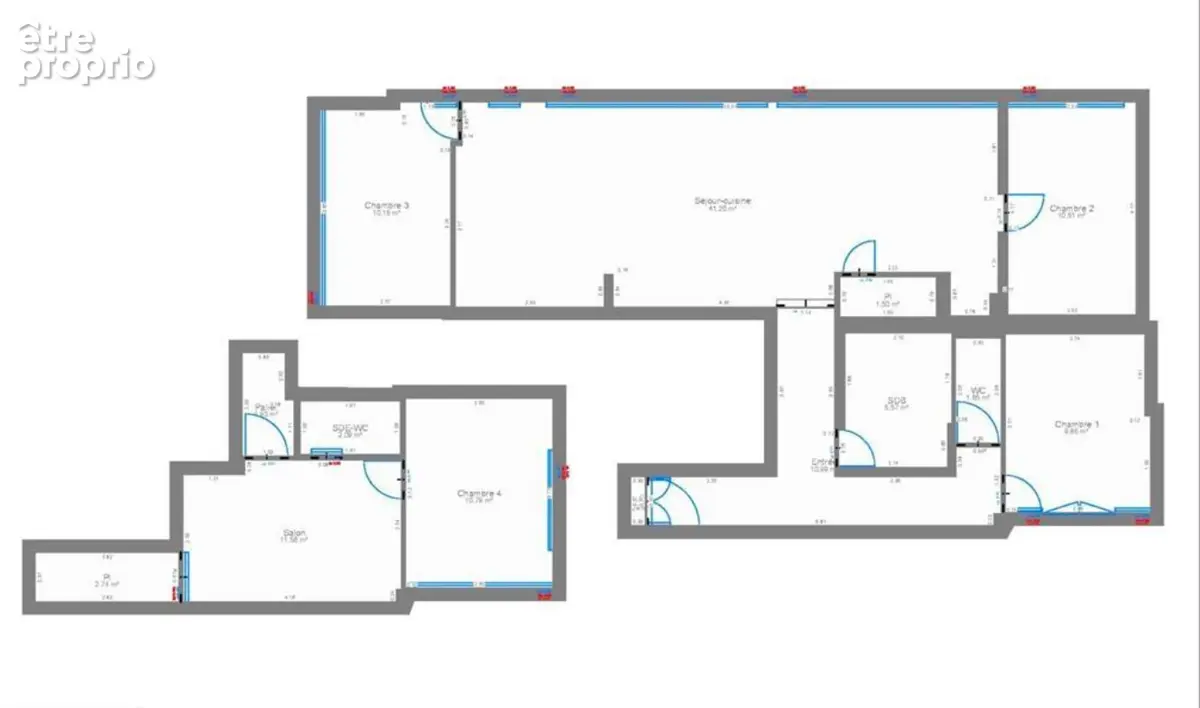 LOFT 3 chambres + bureau - photo 13