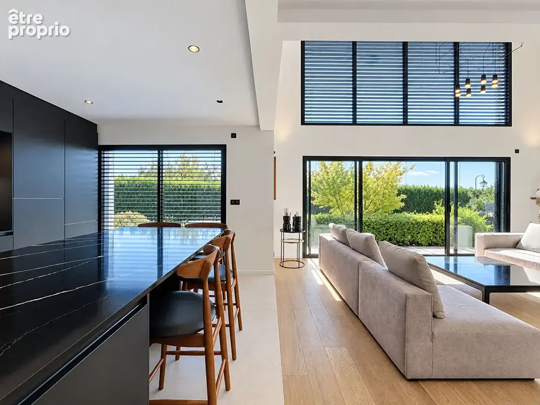 Argonay - villa contemporaine avec piscine chauffée et vue panoramique sur les montagnes - photo 6