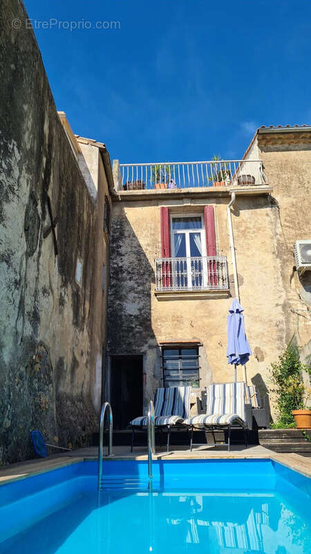 rear of the house - Maison à POUZOLLES
