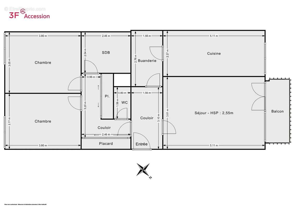 Appartement à PARAY-VIEILLE-POSTE
