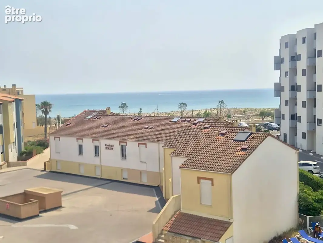 Studio cabine vue mer - la grande plage - le barcarès - photo 6