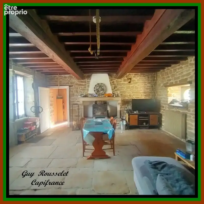 Propriete a vendre faite d'une maison, d'une grange, d'un grand terrain - photo 2