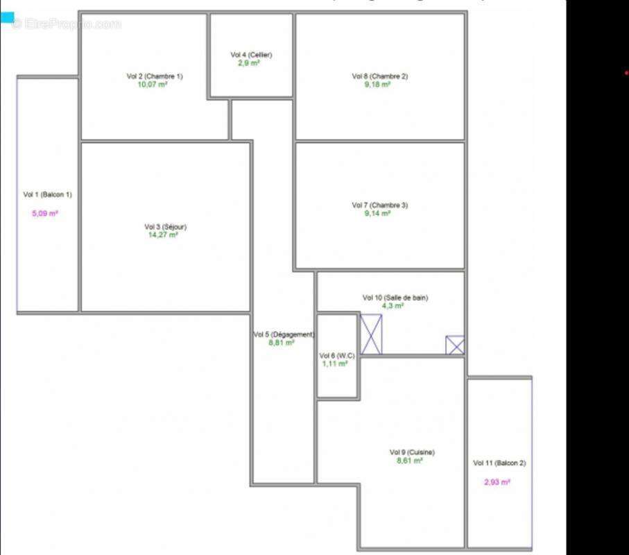 Appartement à ROANNE