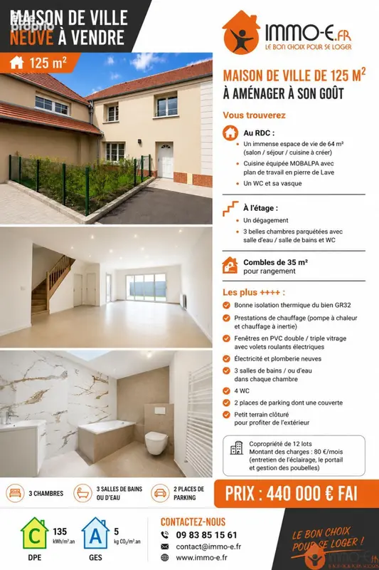 Maison 125 m² à Bussy-Saint-Georges  - photo 9
