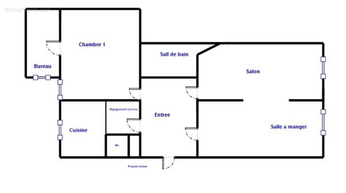 Appartement à LEVALLOIS-PERRET