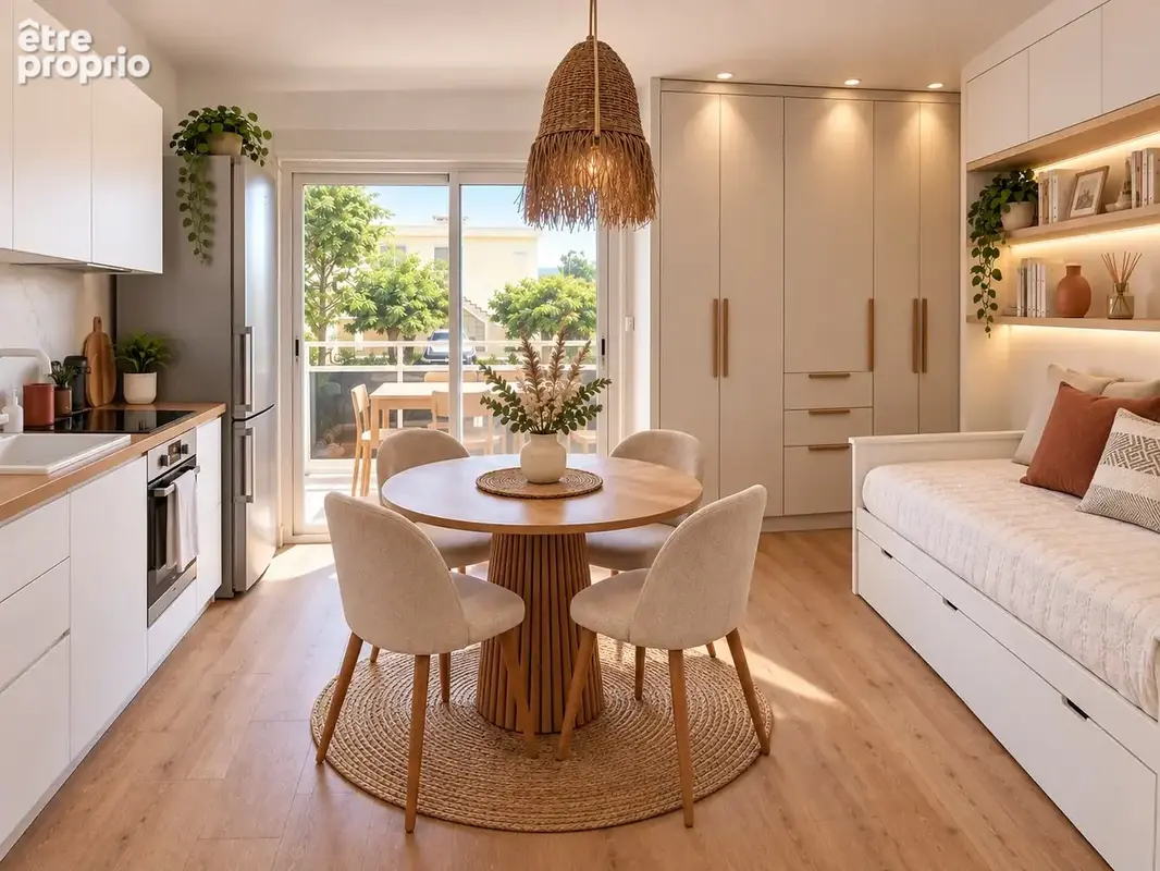 Palavas studio renové parking et terrasse bord de mer - photo 6