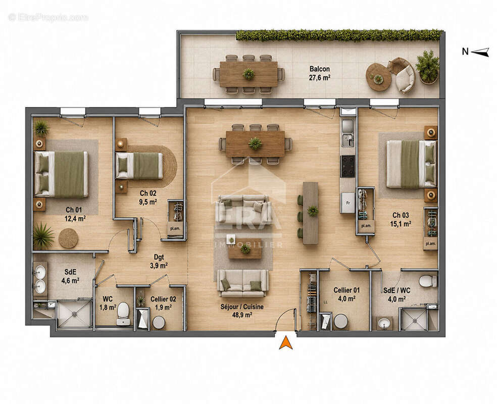 Appartement 106m² à capbreton - photo 2