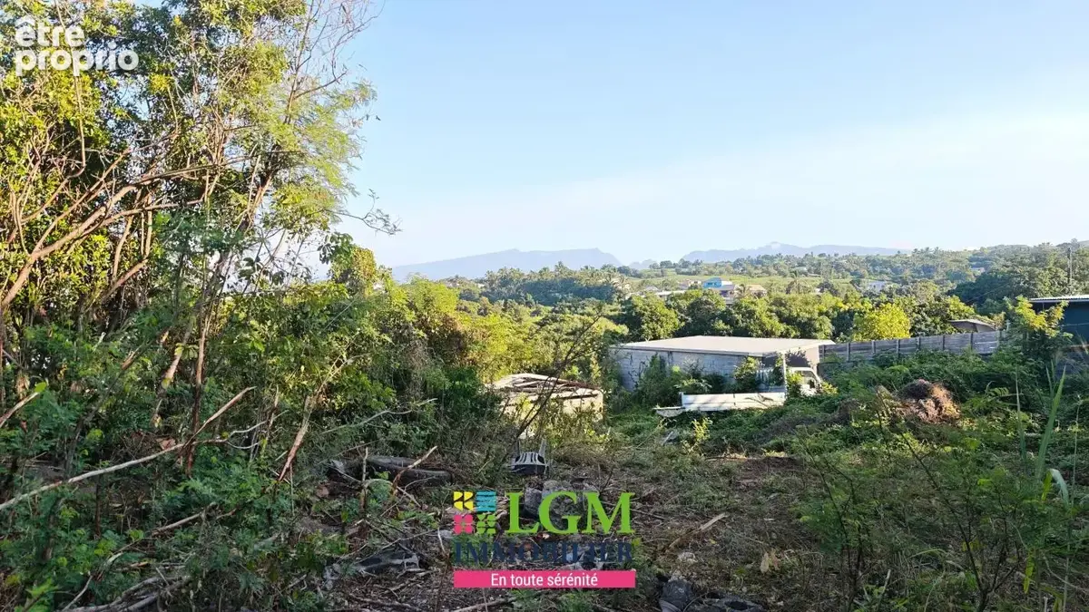 Nouveau prix / La Cafrine, ST-PIERRE : terrain plat 402m2 vue montagne - photo 3
