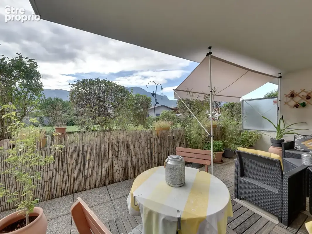 Superbe 3 pièces + cuisine de 63m2 en rez de terrasse sans vis à vis echirolles limite bresson - photo 2