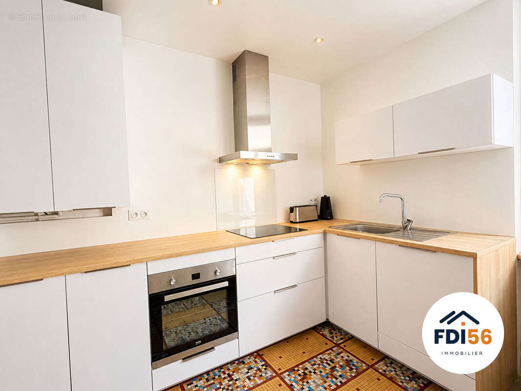 À vendre - appartement 3 pièces de 72 m² - lorient - cave - photo 3