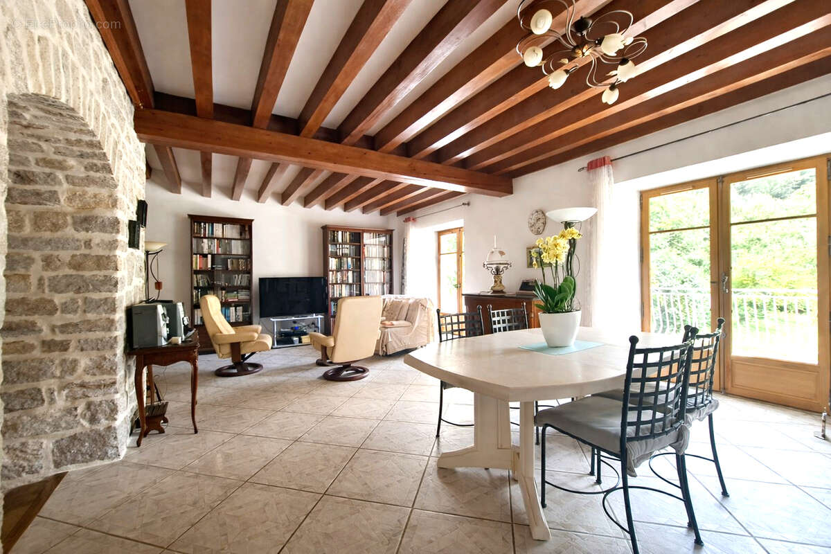 Maison en pierre rénovée à Ladoye Sur Seille (39210), 6 701m² de terrain en bord de rivière - photo 4
