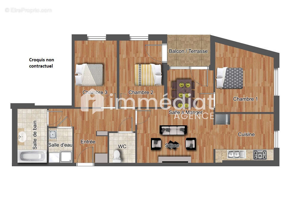 Appartement à NANTERRE