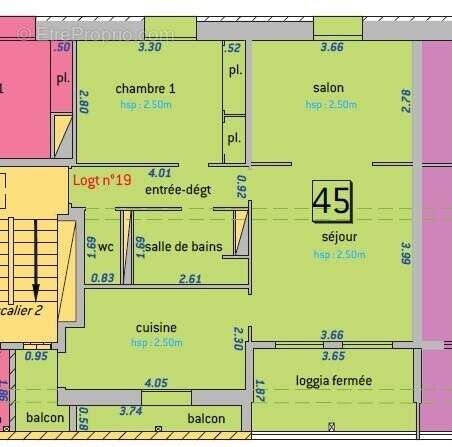 Appartement T3 60m² - Chantilly - 1850.1.2.19 - photo 9