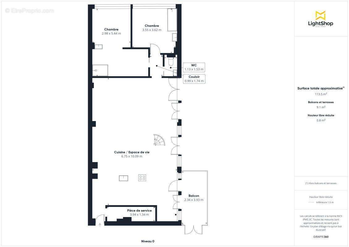 Appartement à IVRY-SUR-SEINE