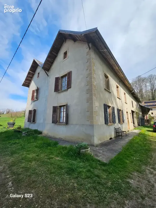 Grande Ferme en pisé  Belmont Tramonet savoie - photo 12